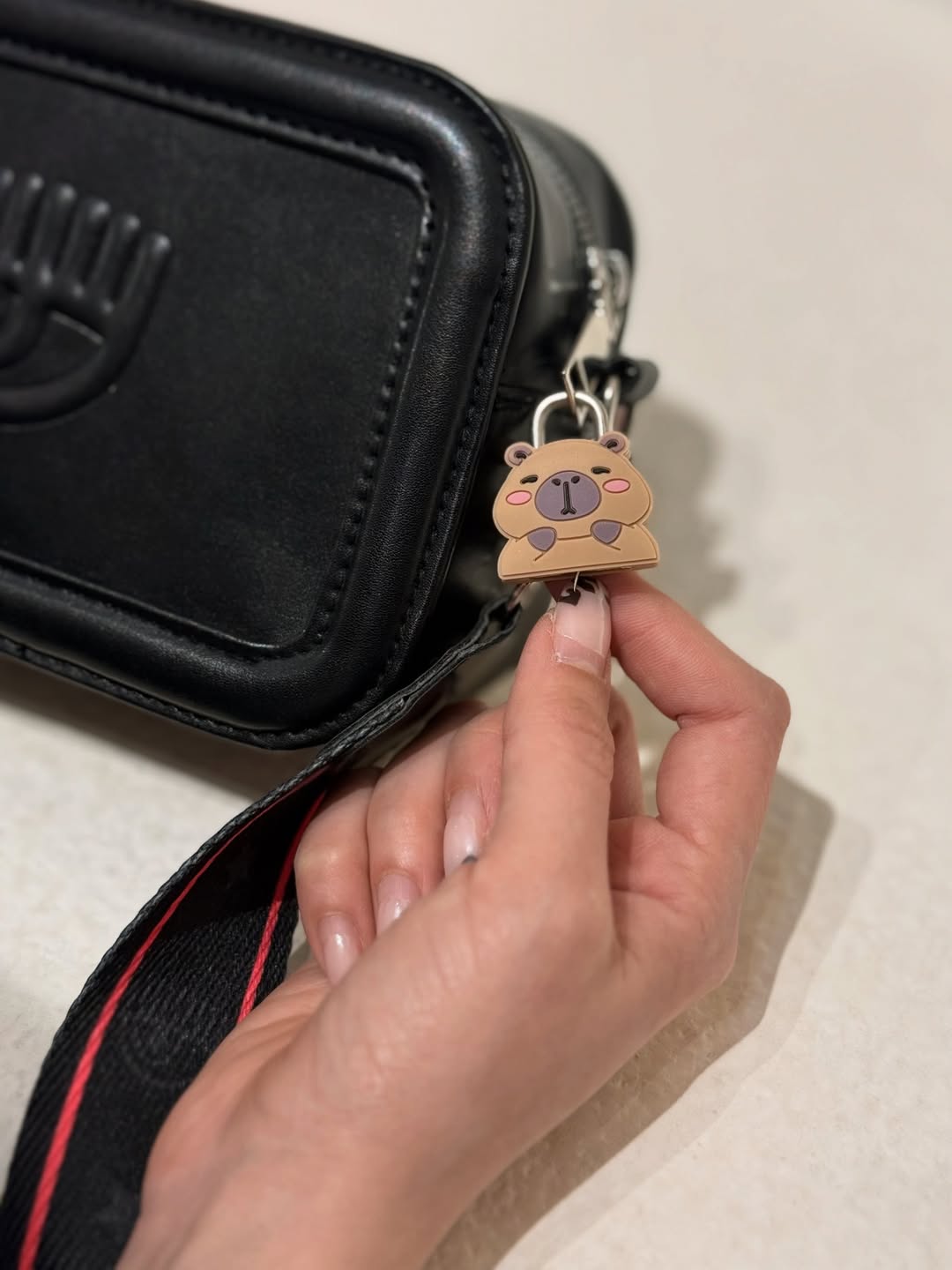 قفل کوچک سیلیکونی و استیل