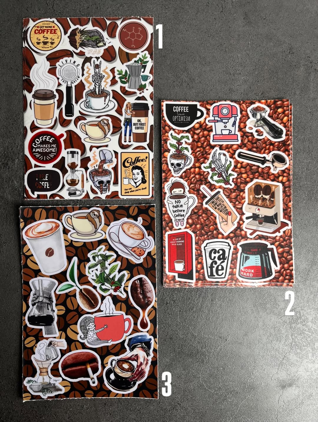استیکر پک قهوه