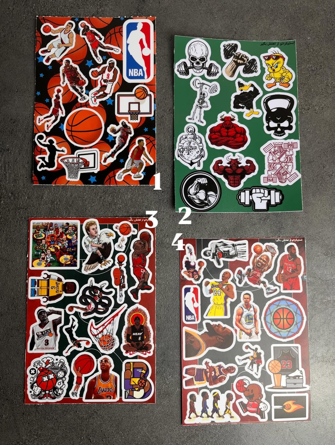 استیکر پک ورزشی